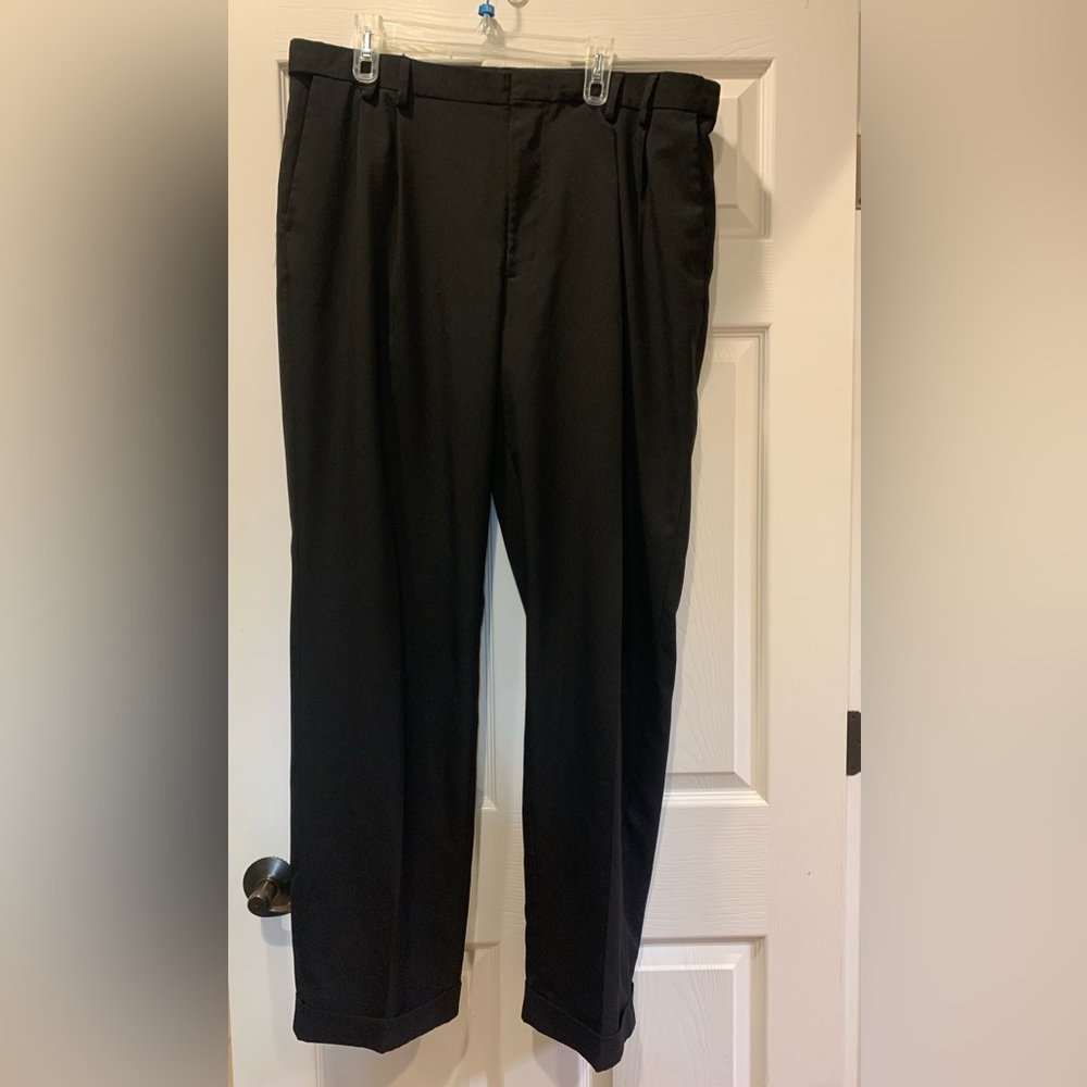 Van Heusen Studio Black cuffed leg dress Trousers
